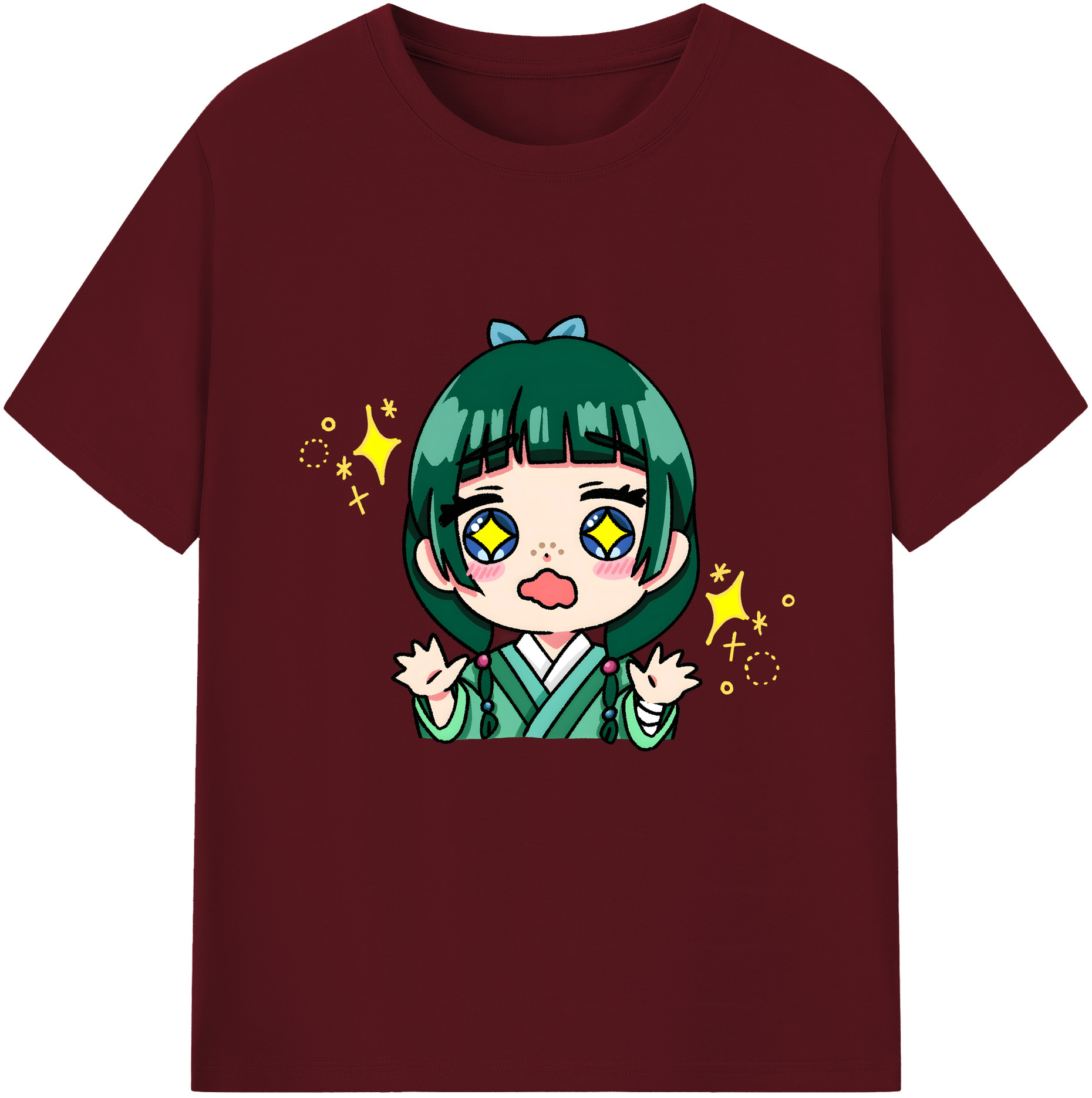 （画像用） 薬屋のひとりごと The Apothecary Diaries 綿100％半袖Tシャツ（フロントプリント）